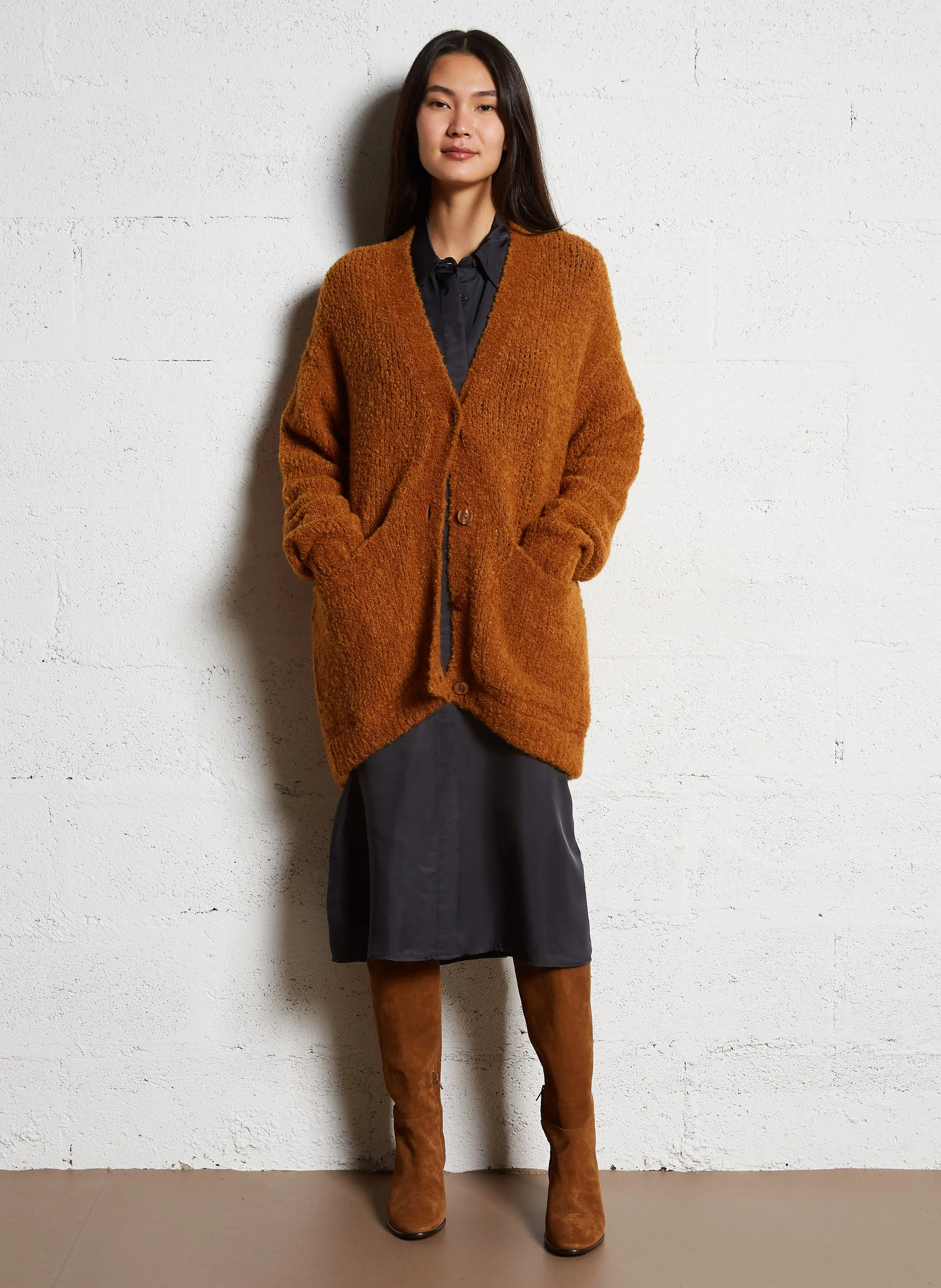  AMERICAN VINTAGE   LUABIRD - Abito chemisier ampio | Nero