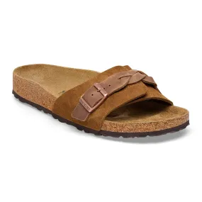 BIRKENSTOCK Oita Braided pelle scamosciata Mink