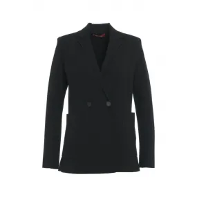 Blazer in maglia Titania nero