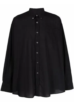 Camicia a maniche lunghe in nero - uomo