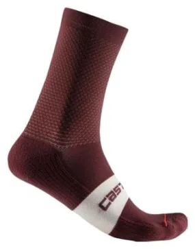 Castelli Espresso 15 Bordeaux Calzini Unisex