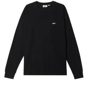 ESTABLISHED WORKS BOLD TEE LS - BLACK