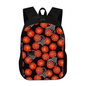 GDPOOTREE Zaino Da Uomo Con Stampa Basket Borsa Da Uomo Di Grande Capacità Per Viaggi Borsa Da Studente Sportiva Sportiva Borsa 