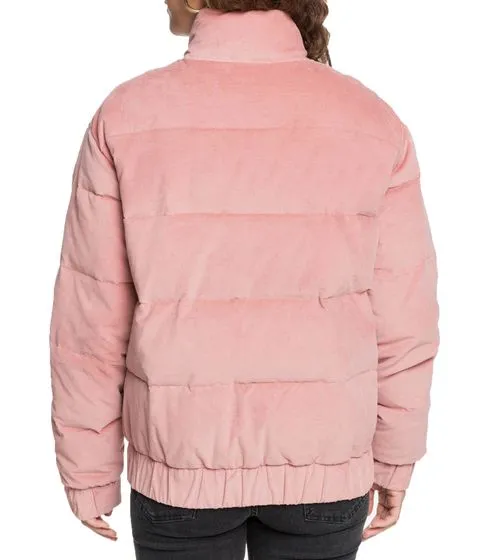 Giacca in velluto da donna idrorepellente ROXY Adventure Coast ERJJK03350 MKM0 rosa antico