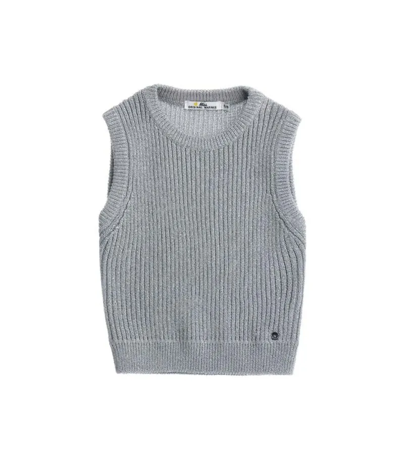 --Gilet in maglia-