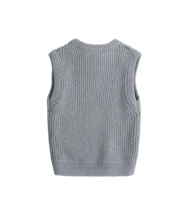 --Gilet in maglia-