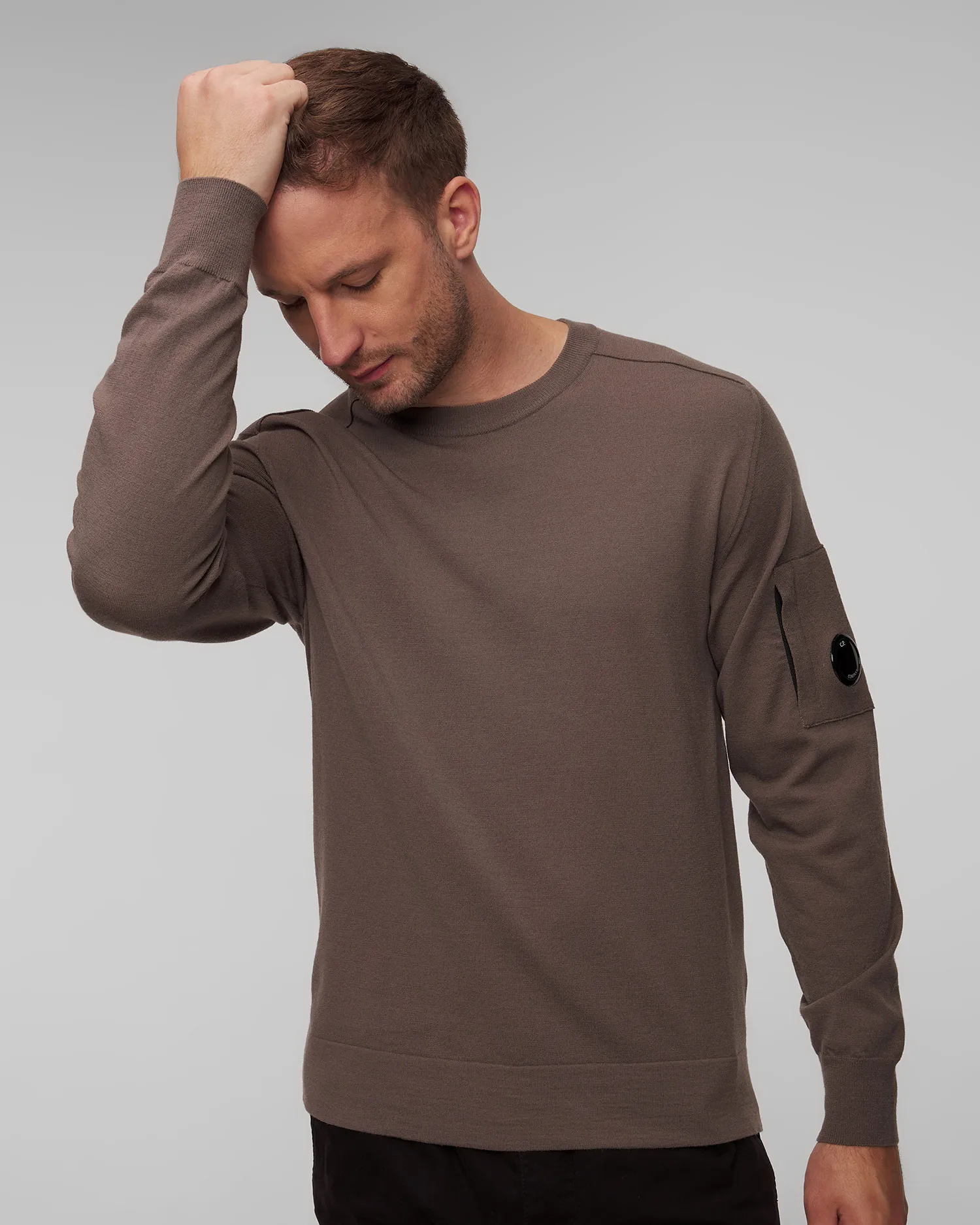 Maglione in lana merino da uomo C.P. Company 17CMKN051A005528A-359