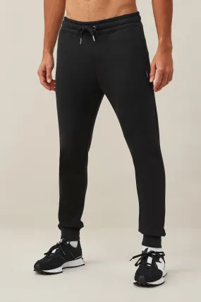 Nero  - Blend in cotone Pantaloni da jogging