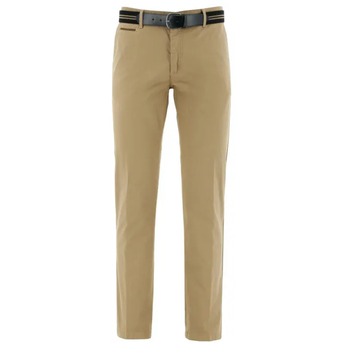 Pantaloni chino in cotone elasticizzato Henk ter Horst Sabbia