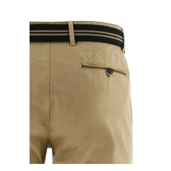 Pantaloni chino in cotone elasticizzato Henk ter Horst Sabbia