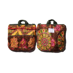 Puebco Borsa casco mao's in cotone poliestere multicolore