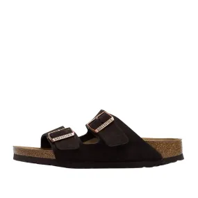 Sandali Birkenstock Arizona Plantare Morbido Marrone Scuro