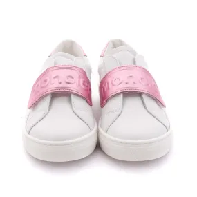 Sneakers Bianche Logo Bambina