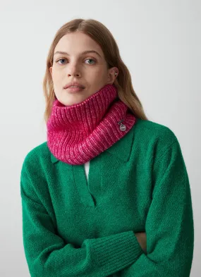 Women’s mouline-effect neck warmer